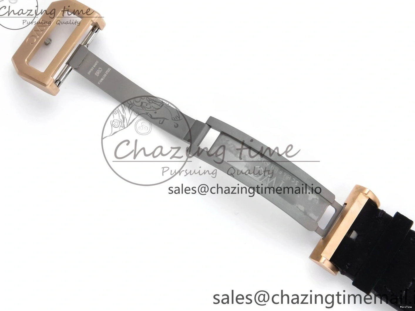 MIROTIME 0124 Affordable Big Pilot IW329703 M+F 1:1 Best Edition Black Dial on Black Nylon Strap MY 7004